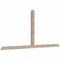 Ekena Millwork Portland Smooth Timber Gable Bracket, Douglas Fir, 108"W x 49"H x 3 1/2"D x 3 1/2"F, 11/12 Pitch GBW108X49X0404POR00SDF - alternate 3